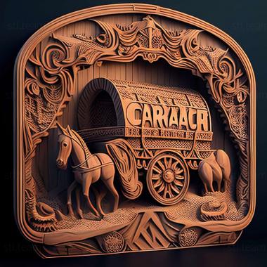 3D model Caravanserail game (STL)